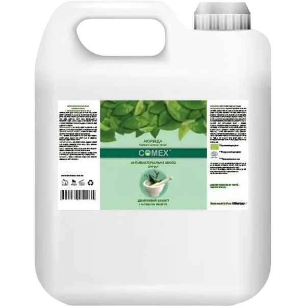 Натуральне рідке мило Comex Дбайливий захист з індійських трав, 5 л - Pampik