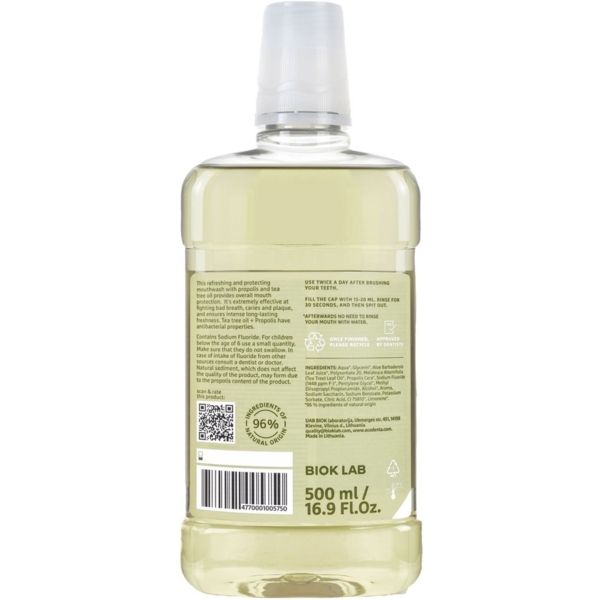 Ополіскувач для ротової порожнини Ecodenta Expert Line Refresh & Protect, 500 мл - Pampik - 2