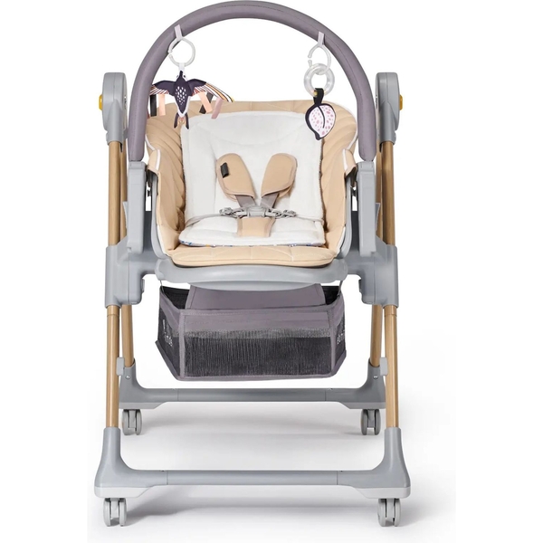 Стільчик для годування Kinderkraft Lastree Beige Wood бежевий (00-00304465) - Pampik - 4