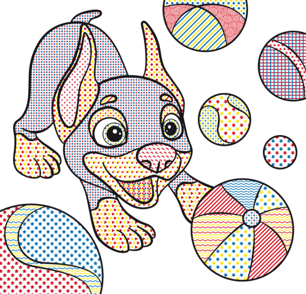 Водная раскраска Кристал Бук Песики, 8 страниц (F00025278) - Pampik - 2