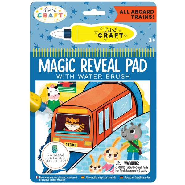 Водні розмальовки Let's Craft Магічні перетворення Залізниця (MRP016) - Pampik