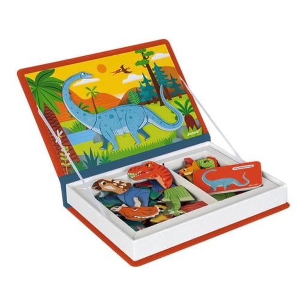 Магнітна книга Janod Динозаври (J02590) - Pampik - 2