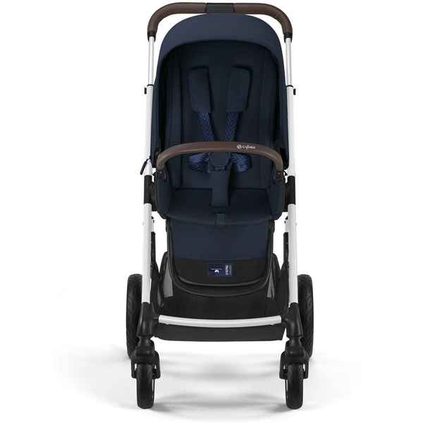 Прогулянковий візочок Cybex Talos S Lux SLV Ocean Blue, з бампером, темно-синій (522002593) - Pampik - 3