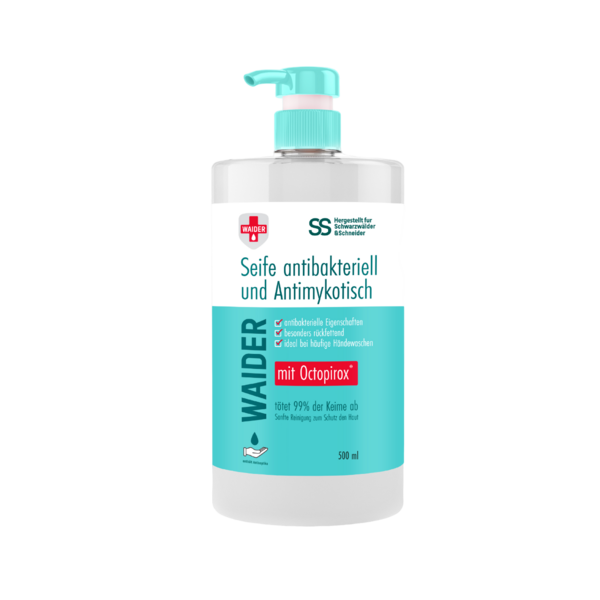 Мило рідке Waider Антибактеріальне та протигрибкове, 0,5 л - Pampik