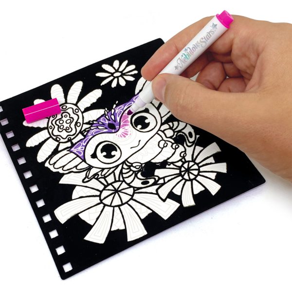 Набор для творчества Nebulous Stars Раскраска: Узоры на бархате (11026) - Pampik - 4