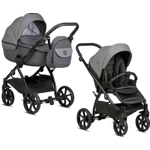 Коляска універсальна 2 в 1 Tutis Uno5 plus Earth collection Grey (1402022) - Pampik