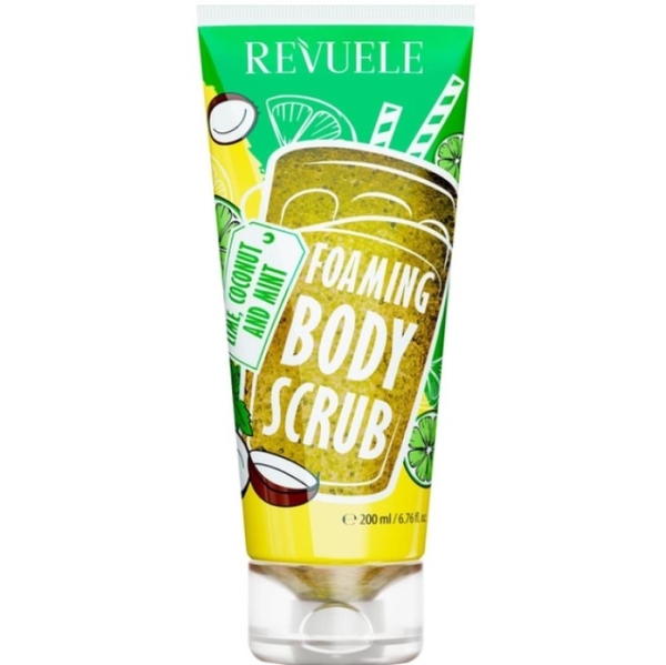Скраб для тела пенный Revuele Мята, кокос и лайм 200 мл - Pampik