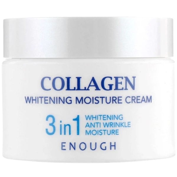 Увлажняющий крем для лица Enough Collagen Whitening Moisture Cream с коллагеном 50 г - Pampik