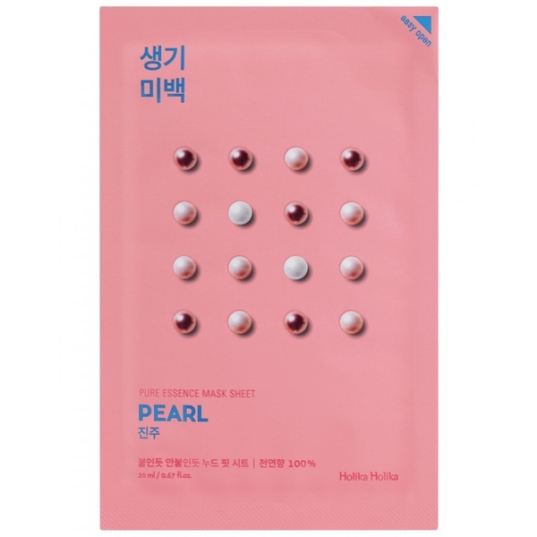 Маска тканинна Holika Holika Pure Essence Mask Sheet Pearl Перлина, 23 мл - Pampik