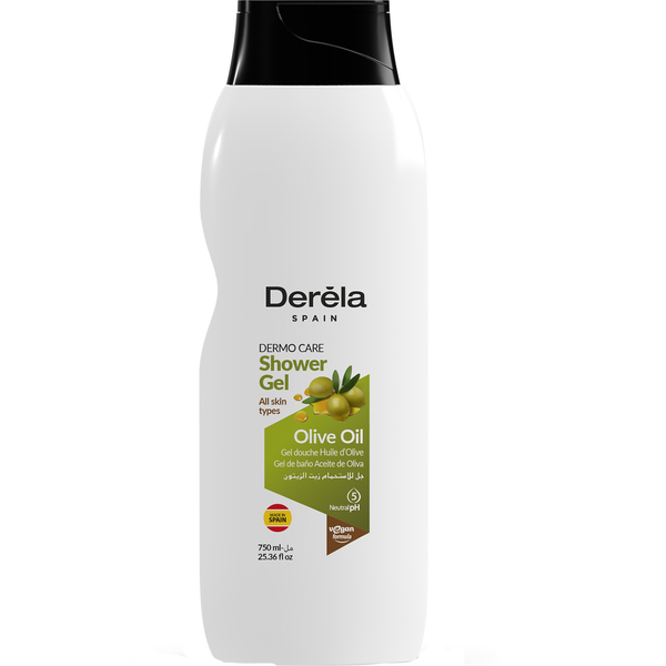 Гель для душу Derela Olive Oil, 750 мл - Pampik