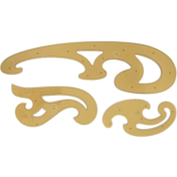 Набор лекал Koh-i-Noor N2 малый 3 шт. - Pampik