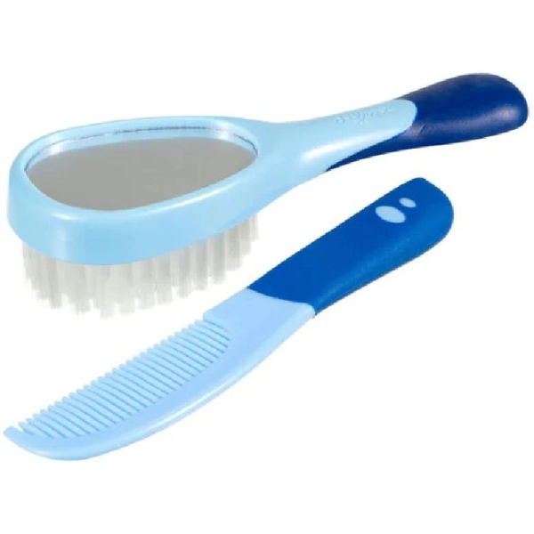 Набір для догляду за дитиною Difrax Live щіточки + гребінець (8012) - Pampik