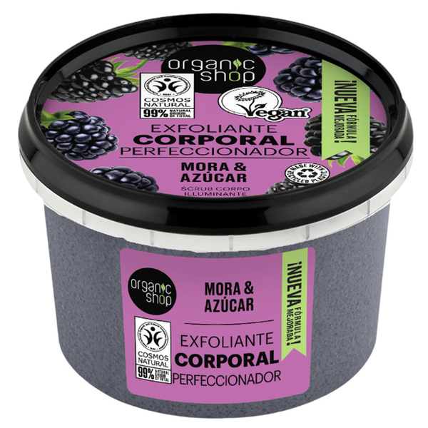 Скраб для тела Organic Shop Blackberry & Sugar полирующий 250 мл - Pampik