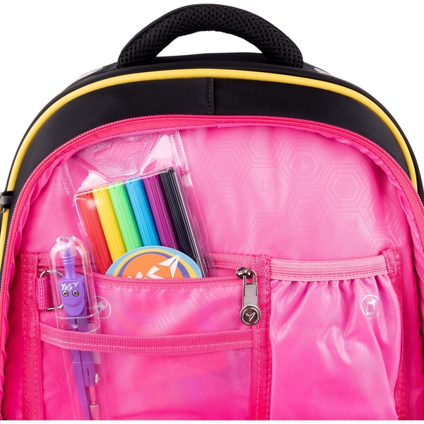 Рюкзак школьный Yes S-40 Pixel dog, черный (558904) - Pampik - 13