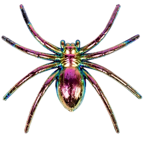 Набір Yes! Fun Halloween Павуки металізовані, 6 шт. (973681) - Pampik