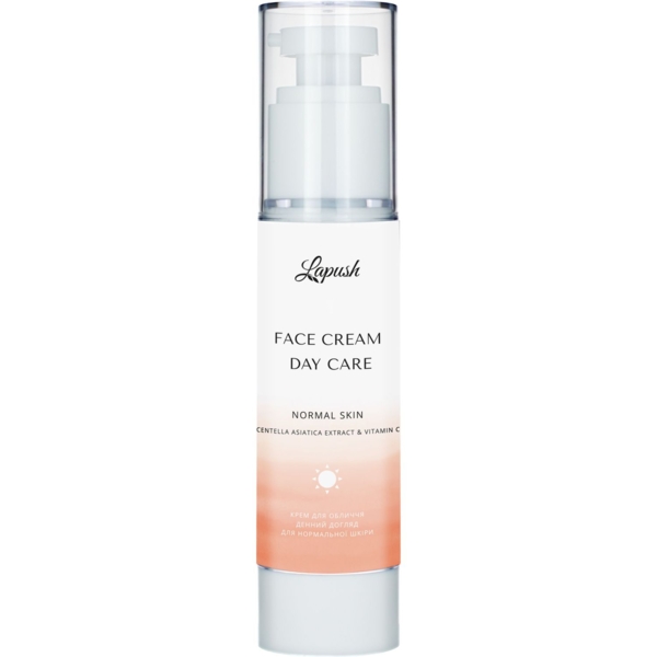 Крем дневной Lapush с экстрактом азиатской центели и витамином С для нормальной кожи, 50 мл (LP_DFN_PJJ_50) - Pampik