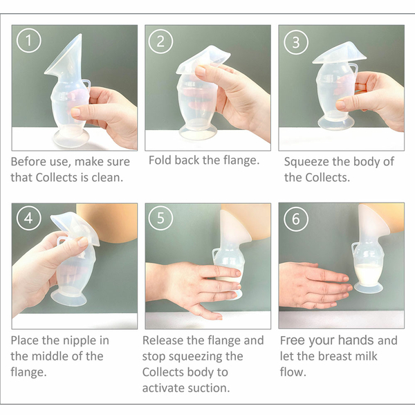 Молоковідсмоктувач MinikOiOi Collects ручний білий (101170001) - Pampik - 7