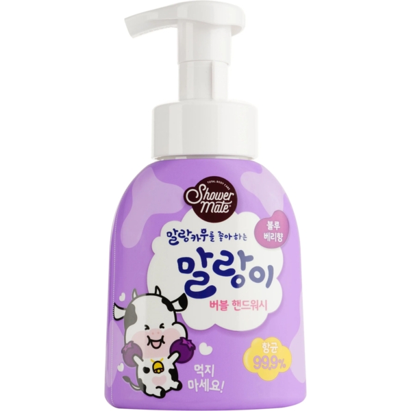 Гель для миття рук Shower Mate Bubble Hand Wash Blueberry 300 мл - Pampik