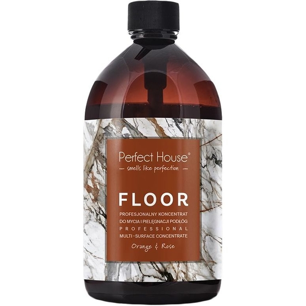 Професійний гель-концентрат для миття підлоги, плитки, керамограніту Barwa Barwa Perfect House Orange & Rose, 480 мл - Pampik