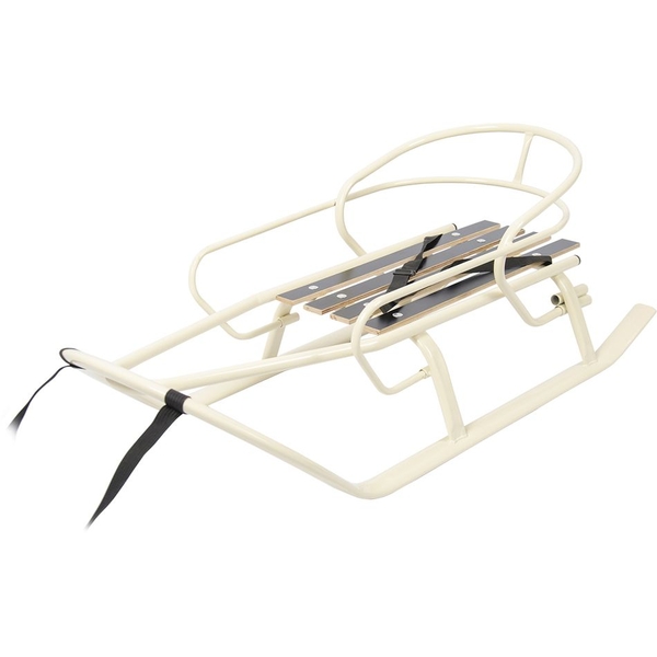 Санки Vitan Спринтер со спинкой и влагостойкой планкой айвори (2030067) - Pampik