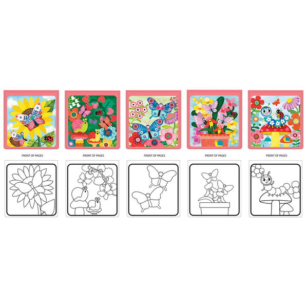 Водні розмальовки Let's Craft Магічні перетворення Яскраві метелики (MRP013) - Pampik - 2