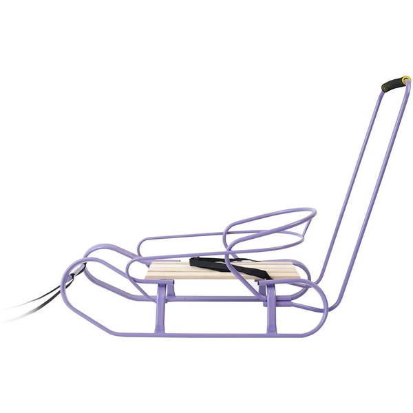 Санки Vitan Експрес зі спинкою та ручкою фіолетові (2130033) - Pampik - 2