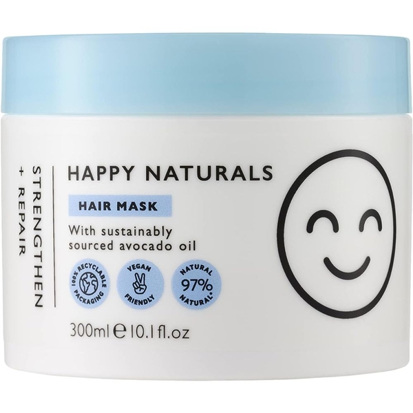 Маска для волосся Happy Naturals Strengthen and Repair, 300 мл - Pampik