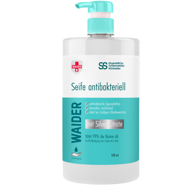 Мило рідке Waider Антибактеріальне, 500 мл - Pampik