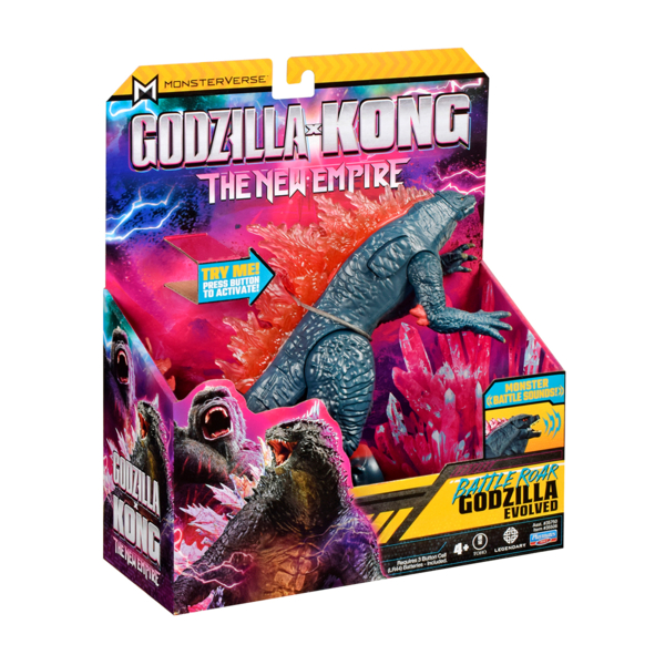 Игровая фигурка Godzilla vs Kong Годзилла готова к бою, со звуком, 18 см (35506) - Pampik - 5