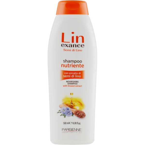 Шампунь для волосся Parisienne Italia Lin Exance з витяжкою льону 500 мл - Pampik