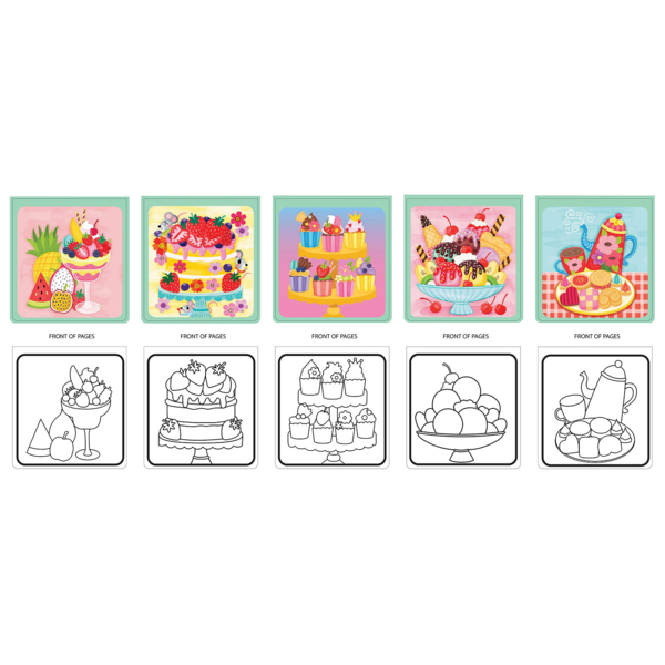 Водні розмальовки Let's Craft Магічні перетворення Ласощі (MRP014) - Pampik - 2