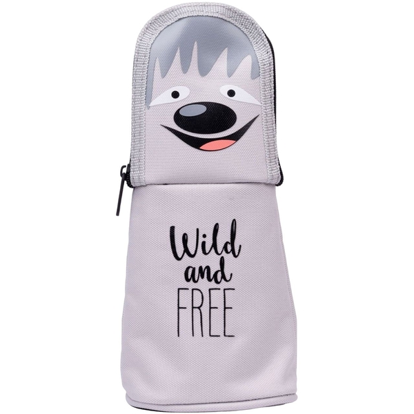 Пенал-подставка Yes PM-M3 Dog Wild and free, 21х8х5 см, серый (533251) - Pampik