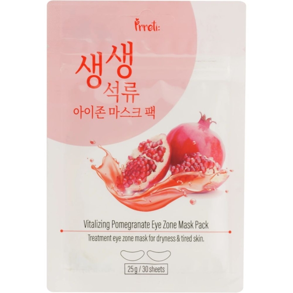 Патчи для ткани вокруг глаз Prreti Vitalizing Pomegranate Eye Zone 30 шт. - Pampik