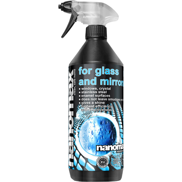 Очиститель стекла и зеркал Nanomax Pro, 1 л - Pampik