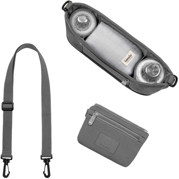 Сумка-органайзер для коляски Lionelo Little Cube Grey Stone, сірий - Pampik - 4