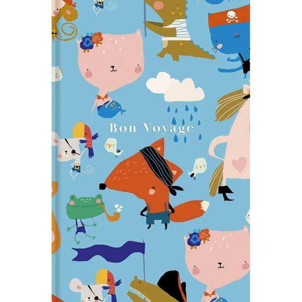 Блокнот для записів MonAmi Звірята, A6, в клітинку, 80 аркушів (A6-IC-080-7018K) - Pampik