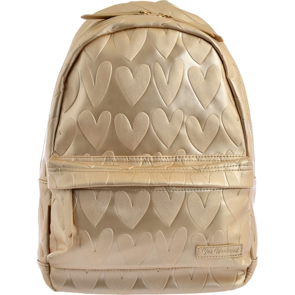 Рюкзак жіночий Yes YW-41 Golden Heart, золотий (557532) - Pampik