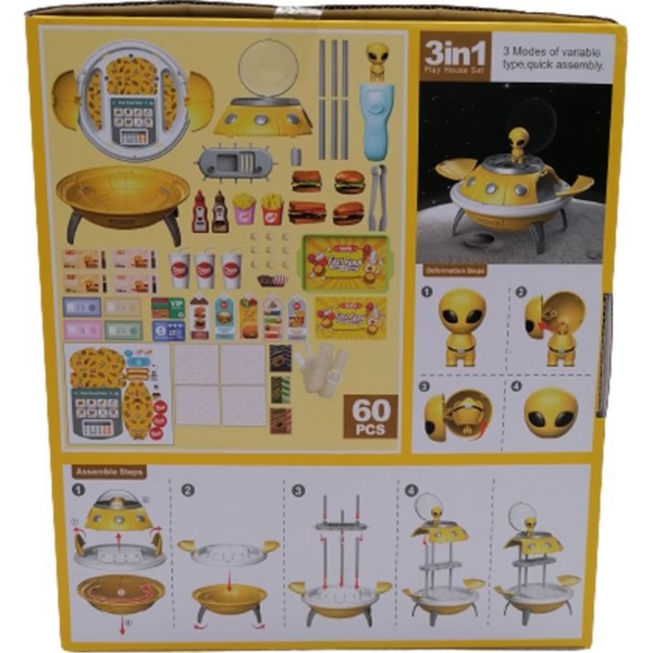 Іграшка-сюрприз Play Joyin НЛО Фаст Фуд (25752) - Pampik - 4