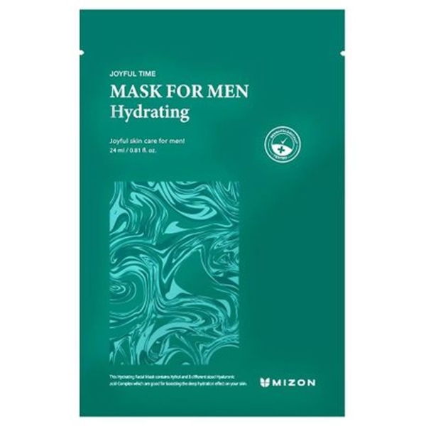 Тканинна маска для чоловіків Mizon Joyful Time Mask For Men Hydrating, 24 мл - Pampik