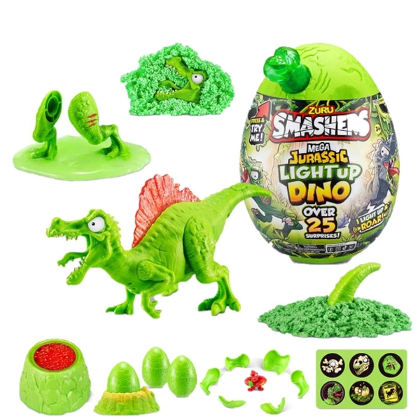 Іграшка в наборі Zuru Smashers Mini Jurassic Spinosaurus Спінозавр, з аксесуарами (74108A) - Pampik