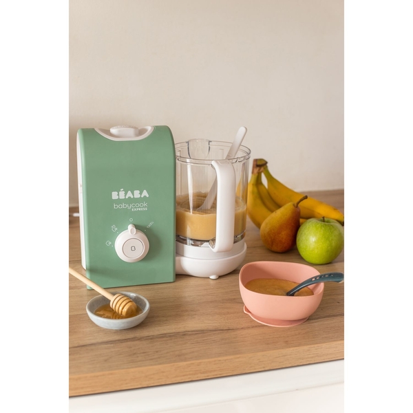 Пароварка-блендер Beaba Babycook Express, оливкова (916301) - Pampik - 14