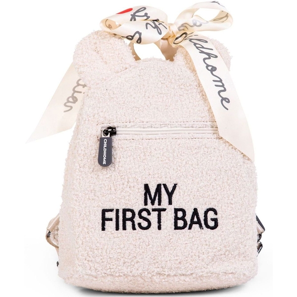Детский рюкзак Childhome My first bag Teddy, белый (CWKIDBTW) - Pampik