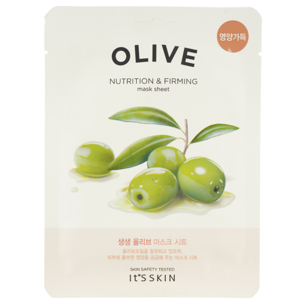 Маска для лица тканевая It's Skin The Fresh Olive Mask Sheet, 22 г - Pampik