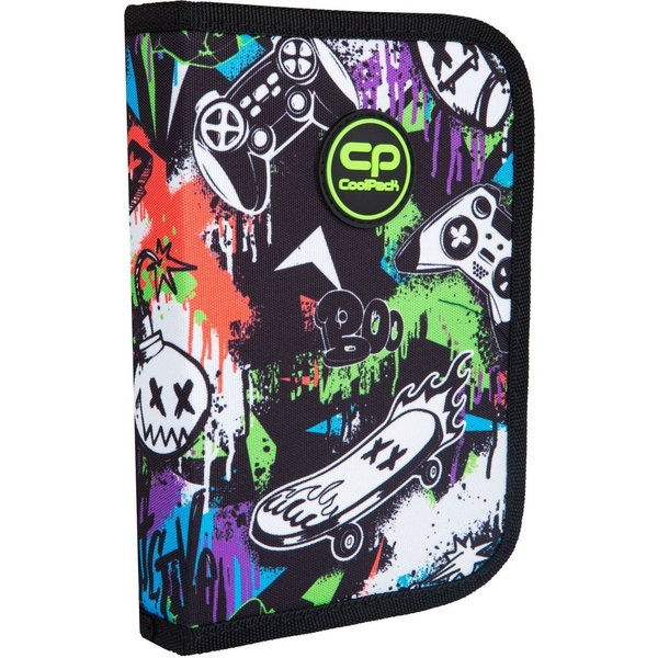 Пенал на молнии СoolPack Clipper Peek A Boo, с органайзером для ручек, 20х14х3 см (F076675) - Pampik