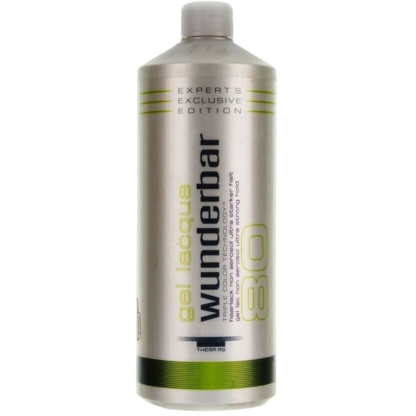 Гель-лак для волосся Wunderbar Gel Lacque, для стайлінгу ультрасильної фіксації, 1 л - Pampik