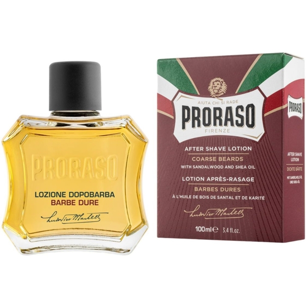 Лосьон после бритья Proraso Red, с экстрактом сандалового дерева, 100 мл - Pampik
