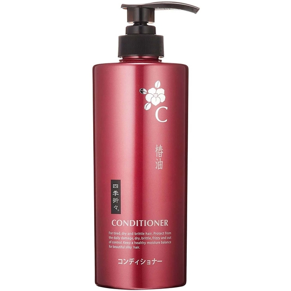 Регенерирующий кондиционер Kumano Tsubaki Red Camellia Oil Conditioner, 600 мл - Pampik