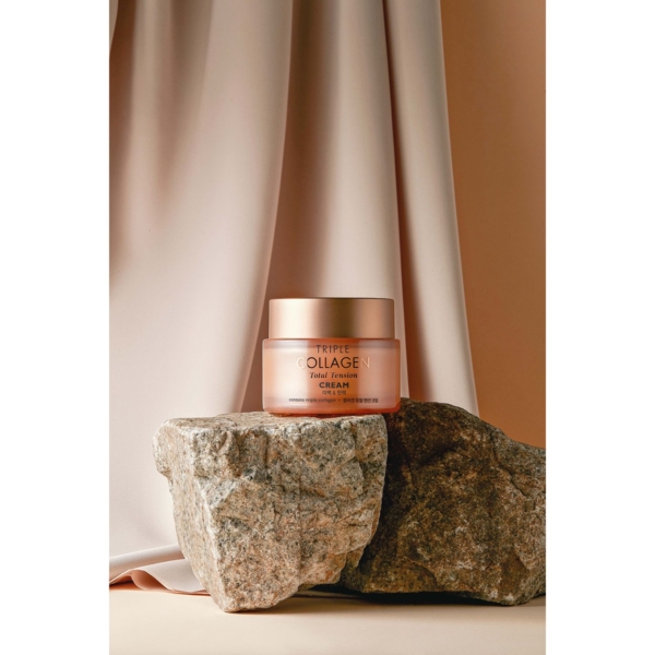 Крем для лица Tony Moly Triple Collagen Total Tension Cream, питательный с коллагеном, 80 мл - Pampik - 4