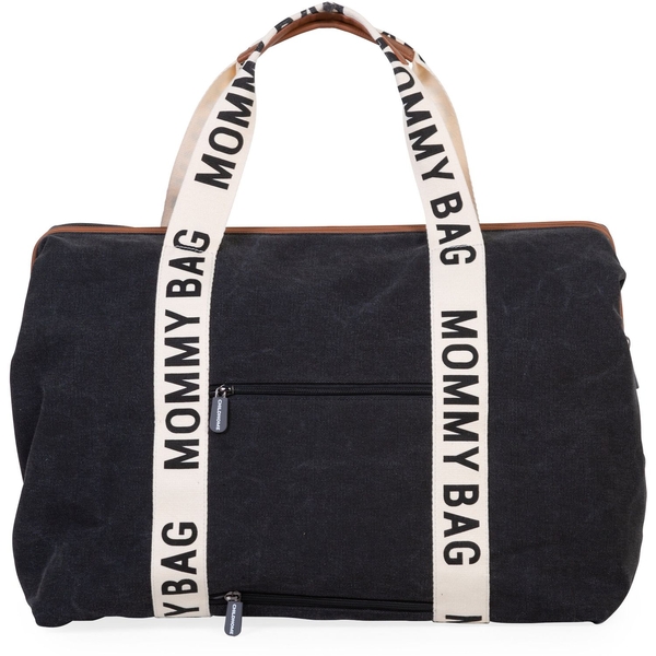 Сумка Childhome Mommy bag Signature - Canvas Black, черный (CWMBBSCBL) - Pampik - 5