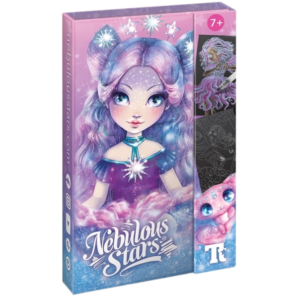 Набор для творчества Nebulous Stars Раскраска с водой, черные листы: Возьми в путь (11423) - Pampik